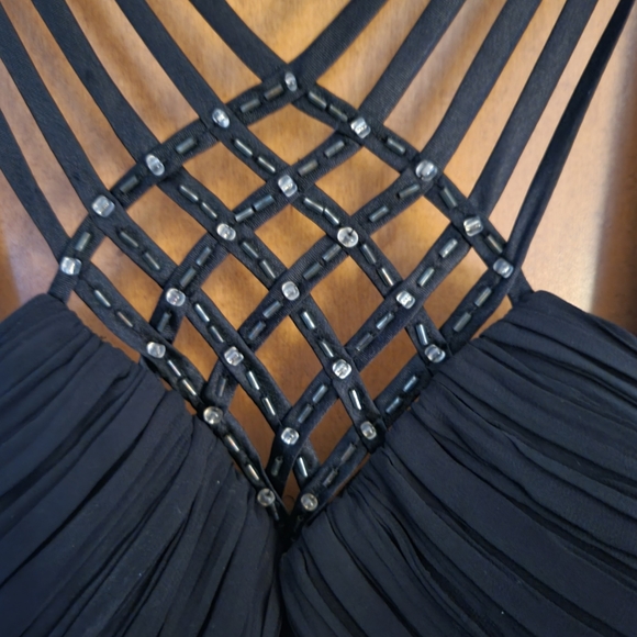 Black Dress - Womens - MACYS - S.L. Fashions Size 16 - Picture 5 of 6